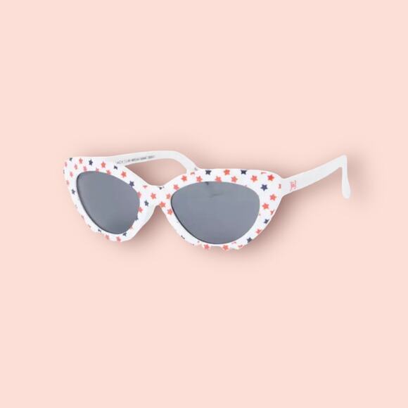 Janie and Jack NWT Starry Eyed White Sunglasses. Size 0-2 Years - Picture 1 of 2